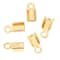 12 Packs: 56 ct. (672 total) 9.5mm Gold Folding End Crimps by Bead Landing™